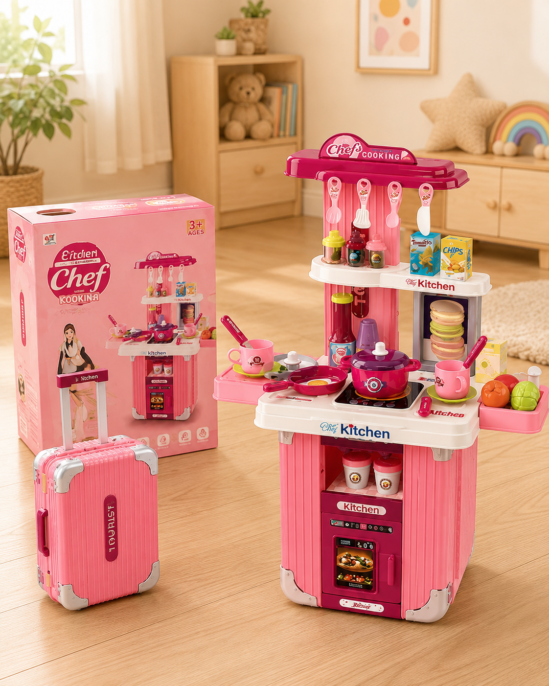Kitchen Play Set Briefcase