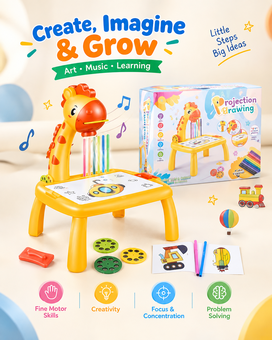 Drawing Projector Table for Kids