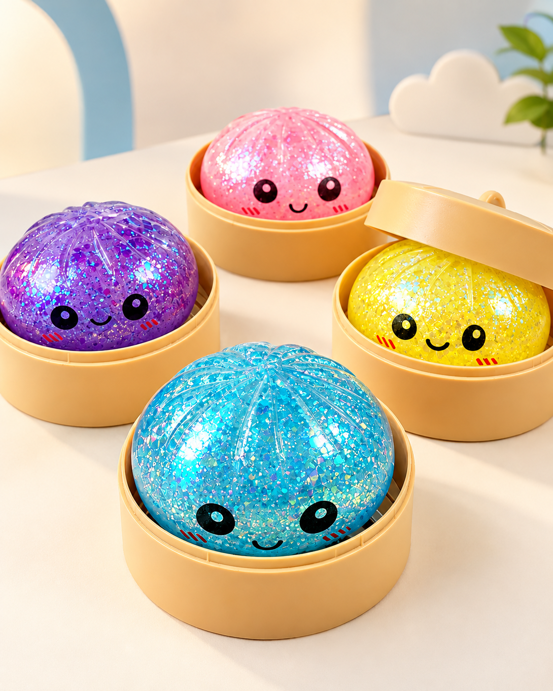 Dumpling Squishy Toy