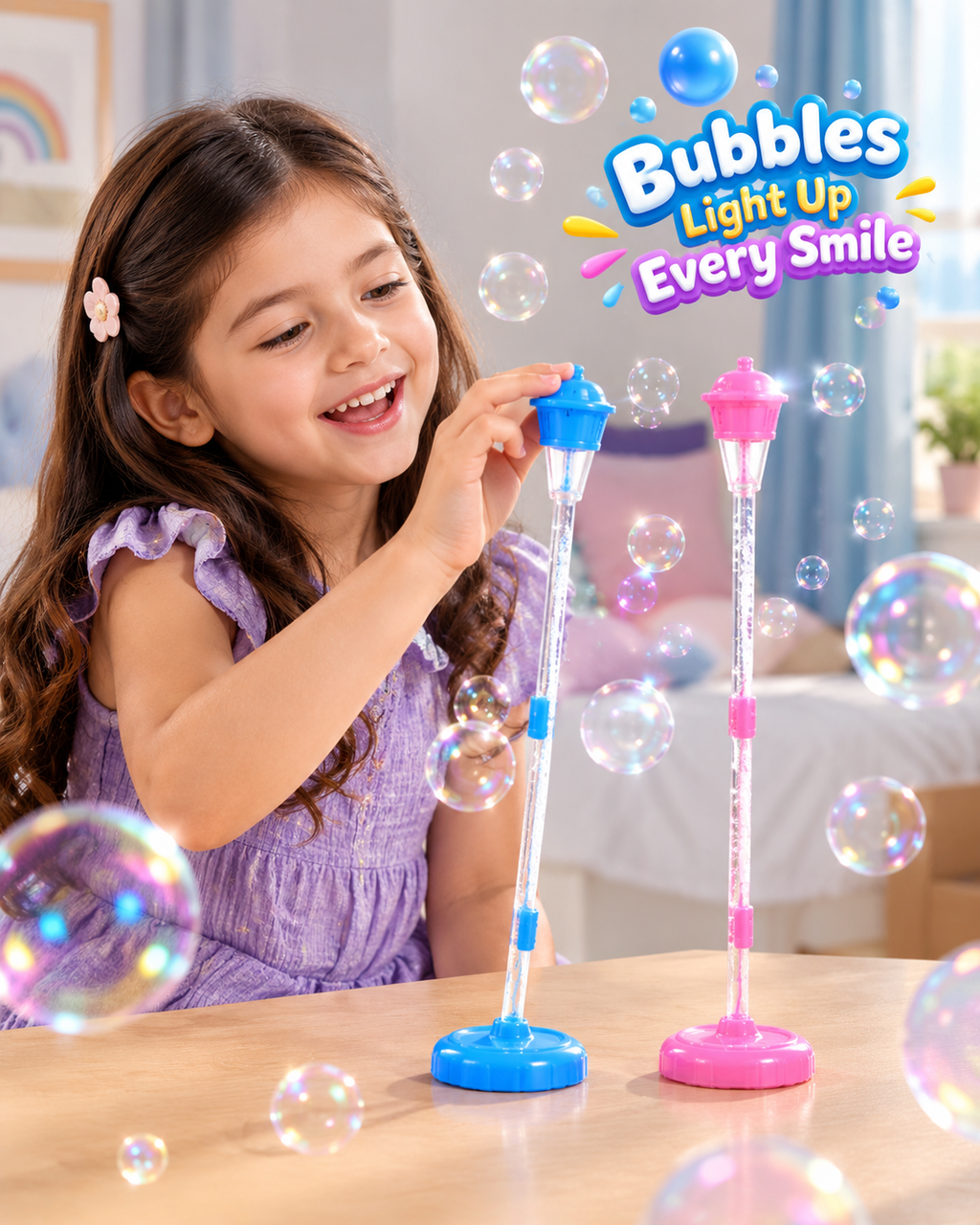 Lamppost Bubble Machine