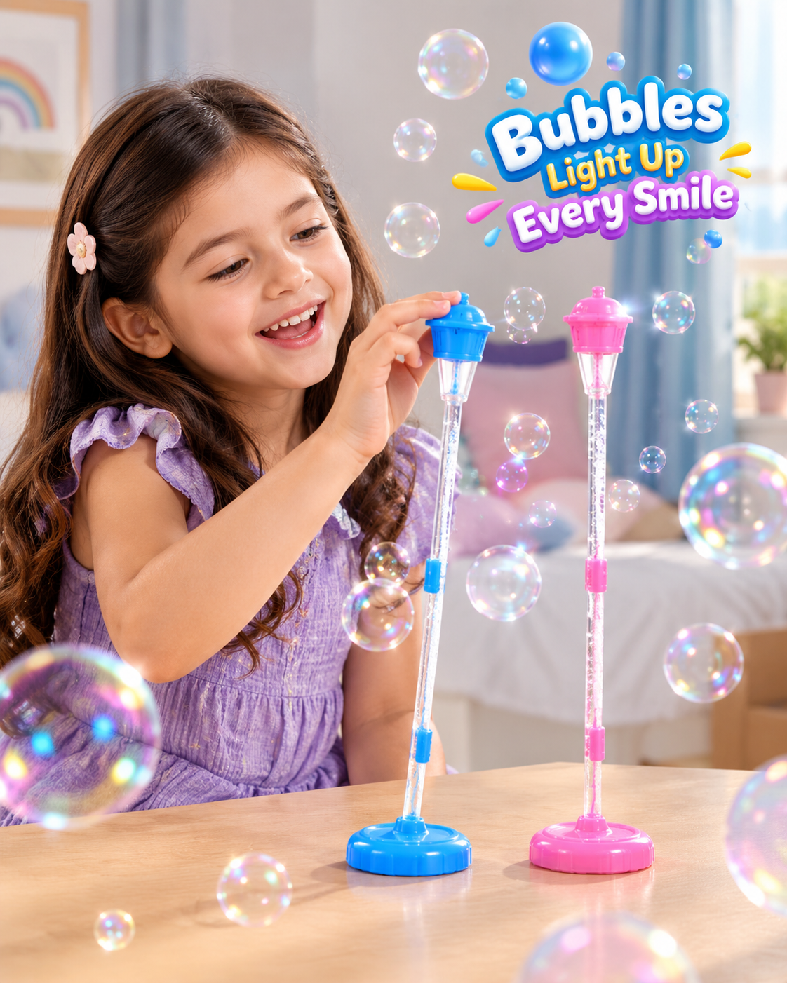 Lamppost Bubble Machine