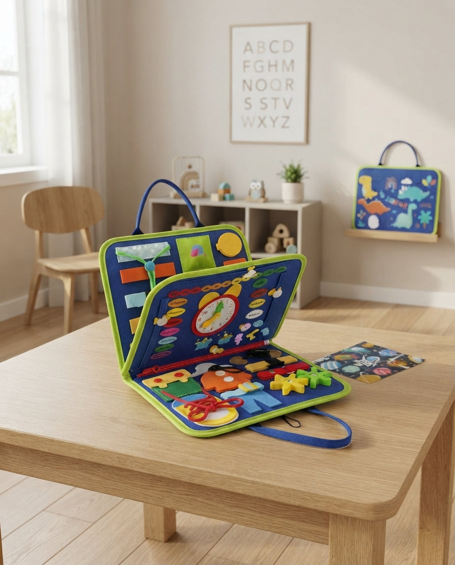 Mentessori Toddler Activity Busy Book