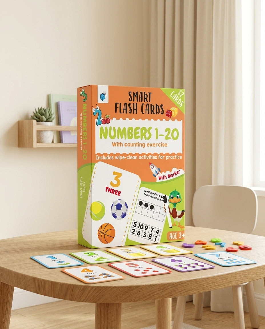 Smart Flash Card Numbers 1-20
