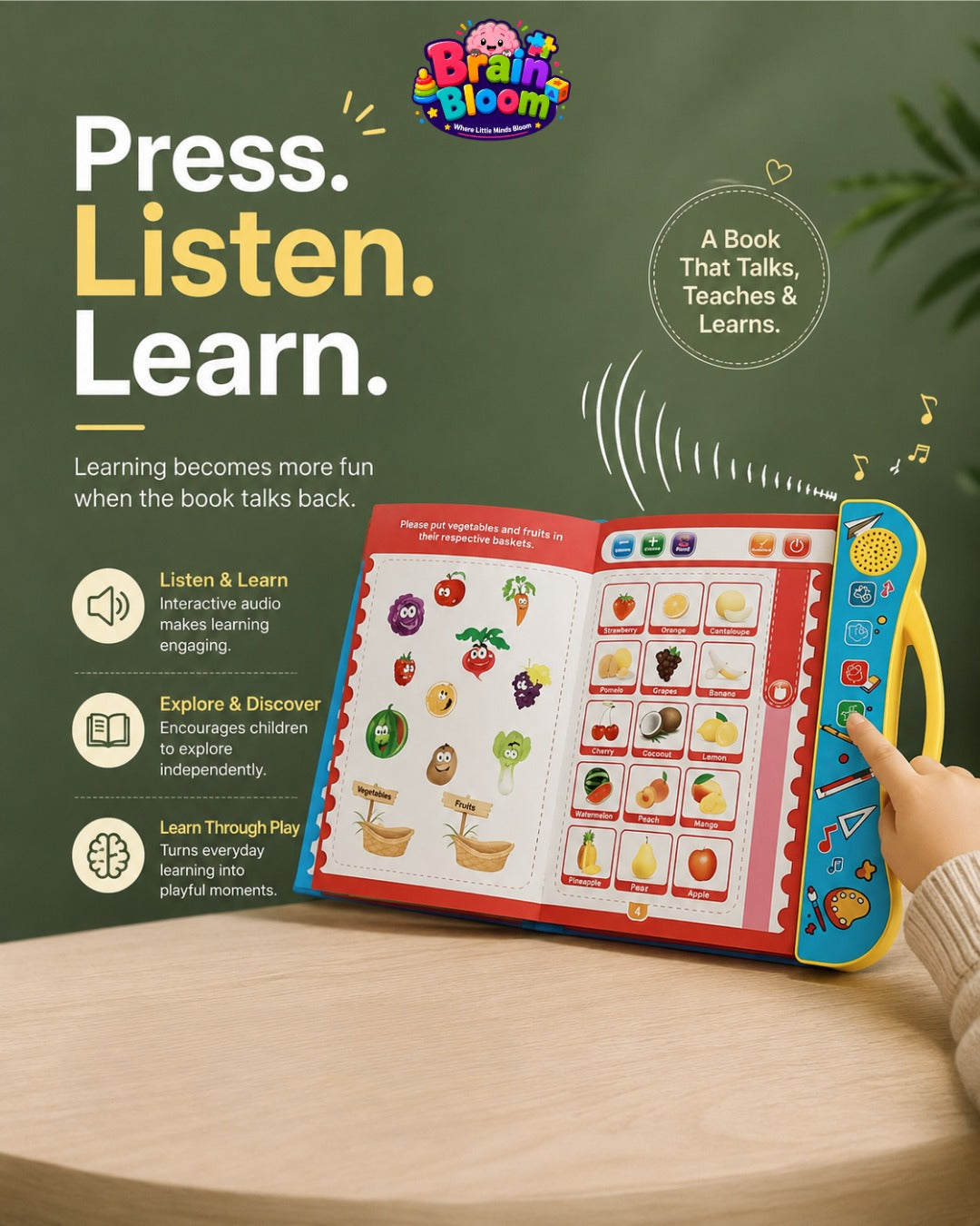 Smart Talking Book for Kids