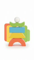 Wooden Stacking Blocks Rainbow Set